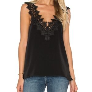 Cami NYC Chloe Lace Silk Sleeveless Top Size: M